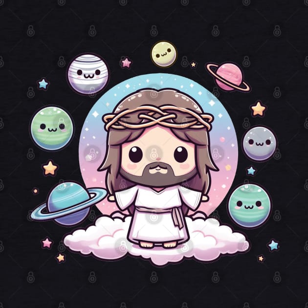 Space Jesus by The Art-Mart